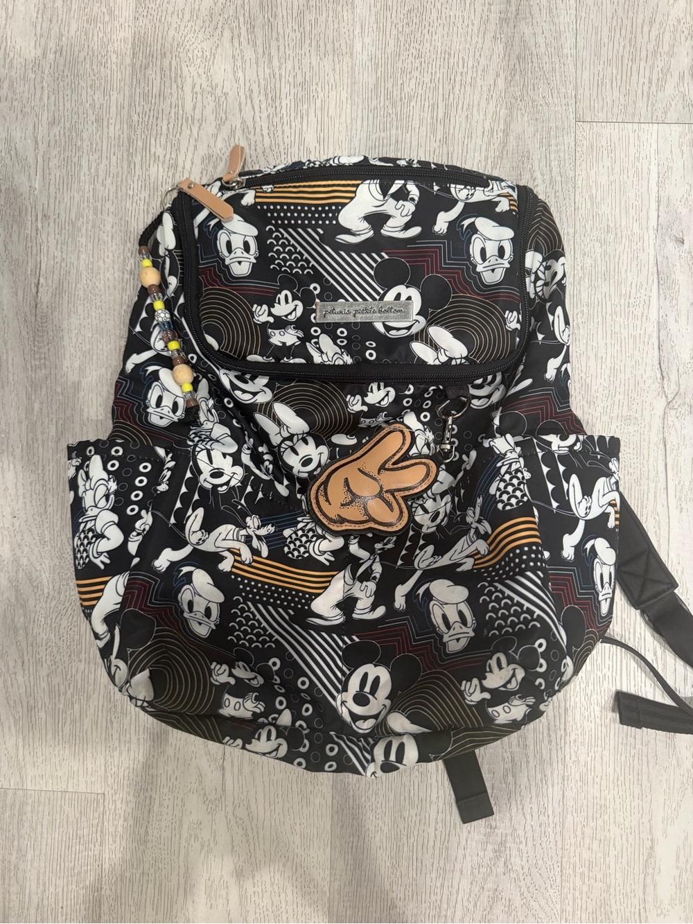 Black Mickey Mouse Graphic Petunia Picklebottom backpack